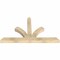 Ekena Millwork Richland Rough Sawn Timber Gable Bracket, Douglas Fir, 60"W x 35"H x 4"D x 4"F, 14/12 Pitch GBW060X35X0404RIC00RDF - alternate 3